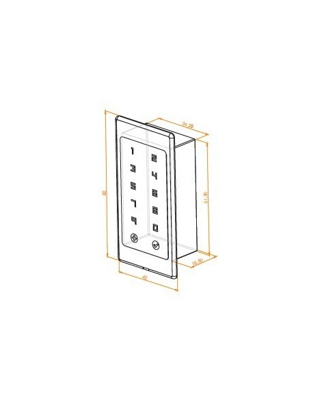 ΠΛΗΚΤΡΟΛΟΓΙΟ ΑΦΗΣ R7-TP-B