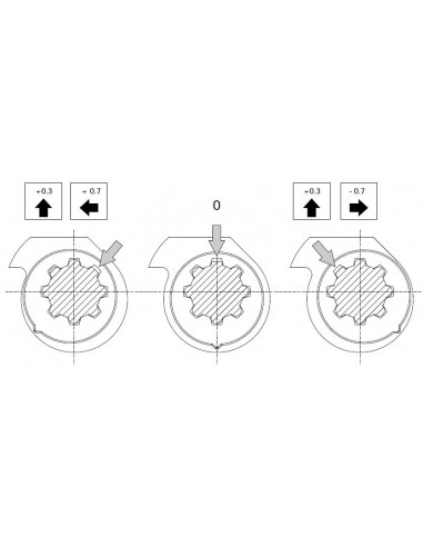 Μεντεσές αλουμινίου Giesse ALU16 για σύστημα περιμετρικού μηχανισμού  