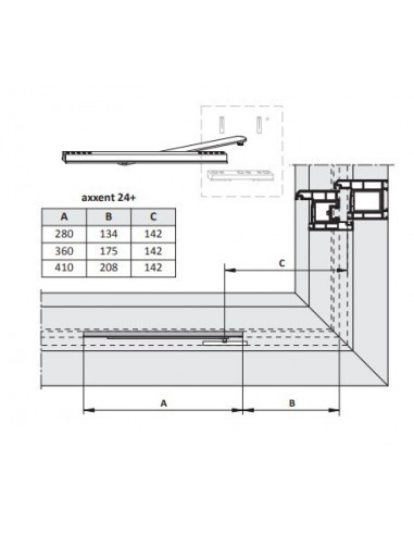 Περιοριστής ανοίγματος για ανοιγοκλεινόμενο παράθυρο περιμετρικού μηχανισμού