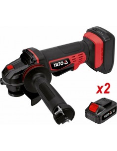 Γωνιακός τροχός μπαταρίας 18V 125MM ΣΕΤ 2X3AH YT-82828 YATO