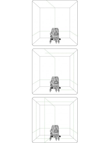 YATO YT-30432 Αυτοαλφαδιαζόμενο laser 5 γραμμών πράσινης (GREEN LASER) ακτίνας