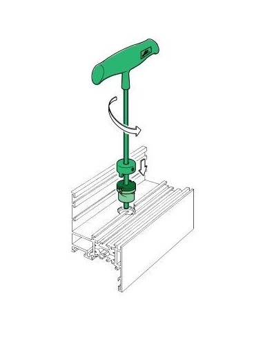 Αποστάτης - ρεγουλατόρος για τη στερέωση κουφωμάτων