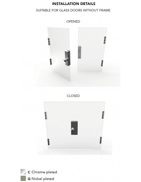 ΗΛΕΚΤΡΙΚΟ ΚΥΠΡΙ ΓΙΑ ΓΥΑΛΙΝΕΣ ΠΟΡΤΕΣ 83 C ND 8-12V AC/DC