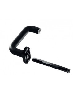 Single handle for panic bar