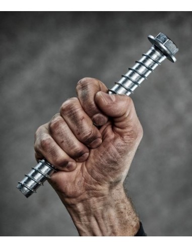 Τσιμεντόβιδα για στερέωση γυάλινων καγκέλων και αλουμινίου