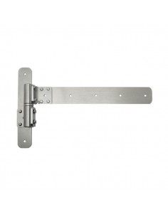 Stainless steel straight leaf hinge for fixed lambas without strap bracket 177H