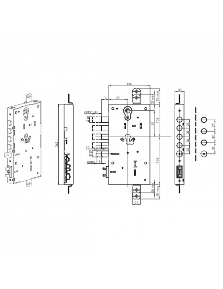 ISEO X1R Smart Ηλεκτρική κλειδαριά ISEO X1R Smart Ηλεκτρική κλειδαριά