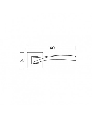 Πόμολο χερούλι με ροζέτα σειρά 1145