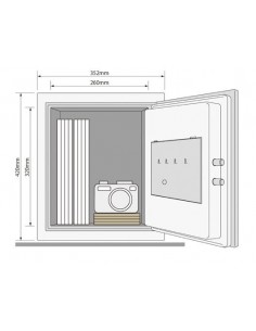 ΧΡΗΜΑΤΟΚΙΒΩΤΙΟ YALE LARGE DOCUMENT FIRE SAFE  YYFM/420/FG2/B 2