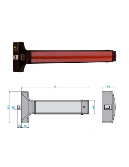 ΜΗΧΑΝΙΣΜΟΣ ΜΠΑΡΑΣ ΠΑΝΙΚΟΥ ASSA ABLOY TOUCH ΜΗΧΑΝΙΣΜΟΣ ΜΠΑΡΑΣ ΠΑΝΙΚΟΥ ASSA ABLOY TOUCH