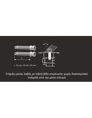 Ανοξείδωτη λοξή λαβή εξώπορτας SS