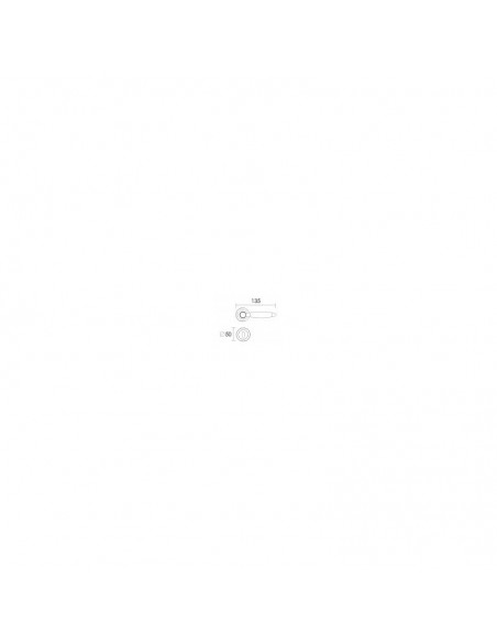 Πόμολο χερούλι με ροζέτα σειρά 265