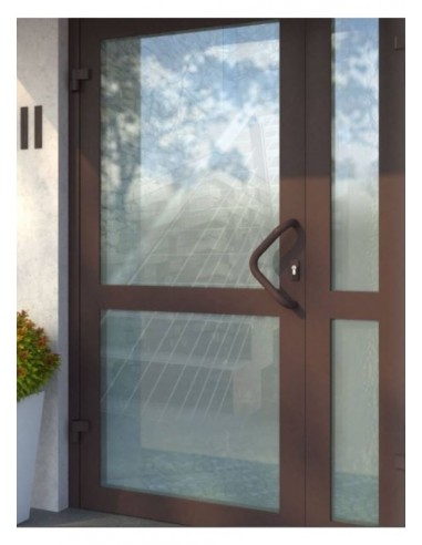 Λαβή εξώπορτας αλουμινίου τριγωνική