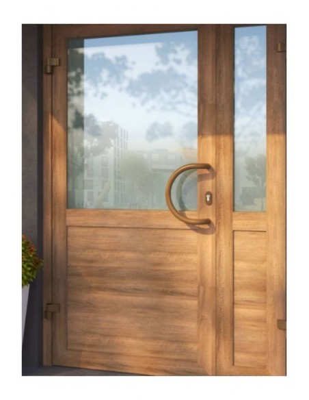 Λαβή εξώπορτας αλουμινίου οβάλ