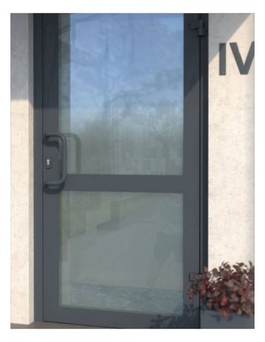 Λαβή εξώπορτας αλουμινίου ορθογώνια