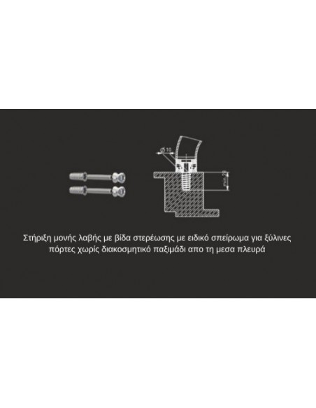 Λαβή εξώπορτας αλουμινίου ορθογώνια Λαβή εξώπορτας αλουμινίου ορθογώνια