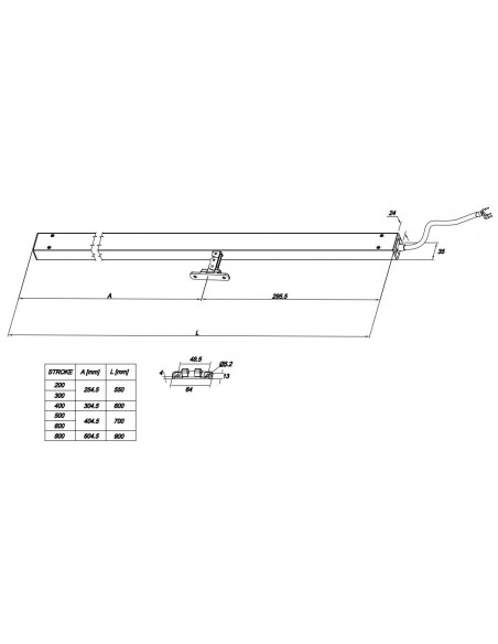 Ηλεκτρικός μηχανισμός προβολή και ανάκλισης φεγγιτών UCS ULTRAFLEX CONTROL SYSTEM 40313C Ηλεκτρικός μηχανισμός προβολή και ανάκλισης φεγγιτών UCS ULTRAFLEX CONTROL SYSTEM 40313C