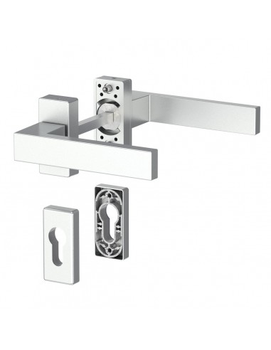 Πόμολο (λαβή) αλουμινίου διπλό DALLAS ζεύγος