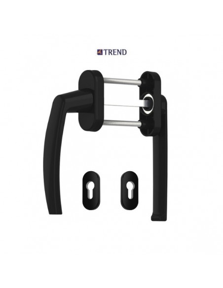 Λαβή TREND διπλή ρολών για πόρτες και παράθυρα αλουμινίου και PVC με περιμετρικό μηχανισμό Λαβή TREND διπλή ρολών για πόρτες και παράθυρα αλουμινίου και PVC με περιμετρικό μηχανισμό
