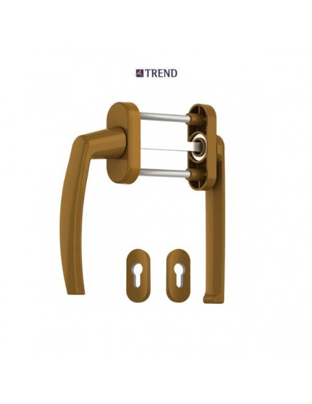 Λαβή TREND διπλή ρολών για πόρτες και παράθυρα αλουμινίου και PVC με περιμετρικό μηχανισμό Λαβή TREND διπλή ρολών για πόρτες και παράθυρα αλουμινίου και PVC με περιμετρικό μηχανισμό