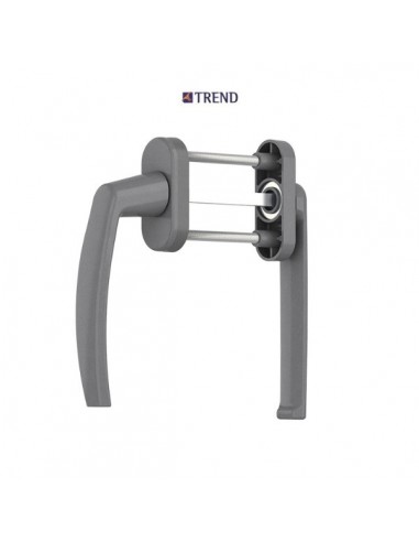 Πόμολο (γρυλόχειρο) αλουμινίου διπλό Trend