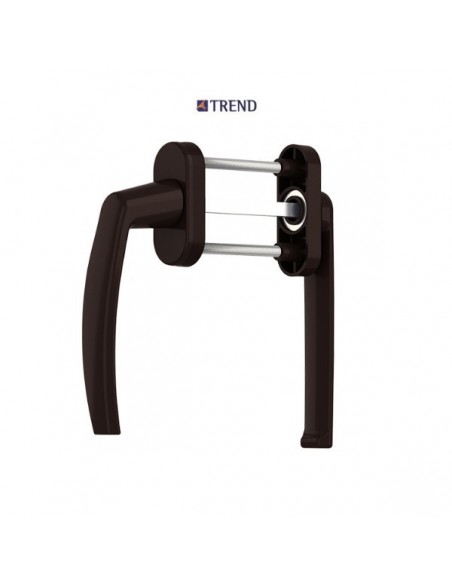 Πόμολο (γρυλόχειρο) αλουμινίου διπλό Trend  Πόμολο (γρυλόχειρο) αλουμινίου διπλό Trend