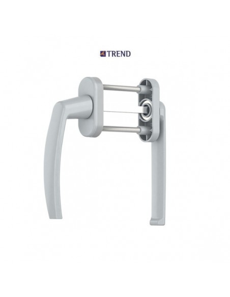 Πόμολο (γρυλόχειρο) αλουμινίου διπλό Trend  Πόμολο (γρυλόχειρο) αλουμινίου διπλό Trend