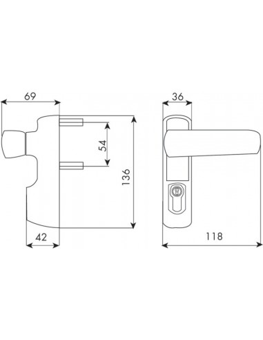 Μηχανισμός μπάρας πανικού Ministar 429