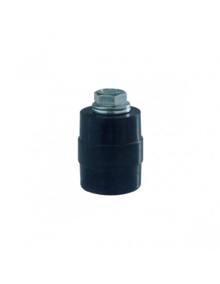 Nylon guide for sliding gate with screw