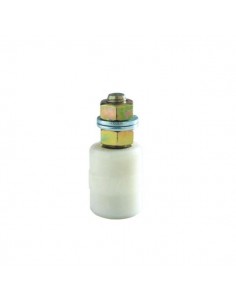 Nylon guide for sliding gate with nuts
