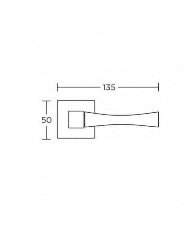 Πόμολο χερούλι με ροζέτα σειρά 835