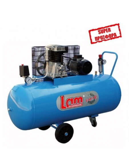 Αεροσυμπιεστής Τροχήλατος 100-2M-EASY Lam Αεροσυμπιεστής Τροχήλατος 100-2M-EASY Lam