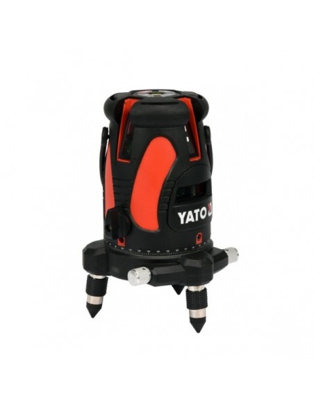 Αλφάδι laser 5 γραμμών πράσινης (GREEN LASER) δέσμης YATO YT-30432  Αλφάδι laser 5 γραμμών πράσινης (GREEN LASER) δέσμης YATO YT-30432