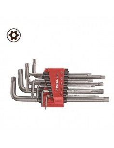 ALLEN TORX ΜΑΚΡΙΑ ΜΕ ΤΡΥΠΑ SET FORCE 9 ΤΕΜ