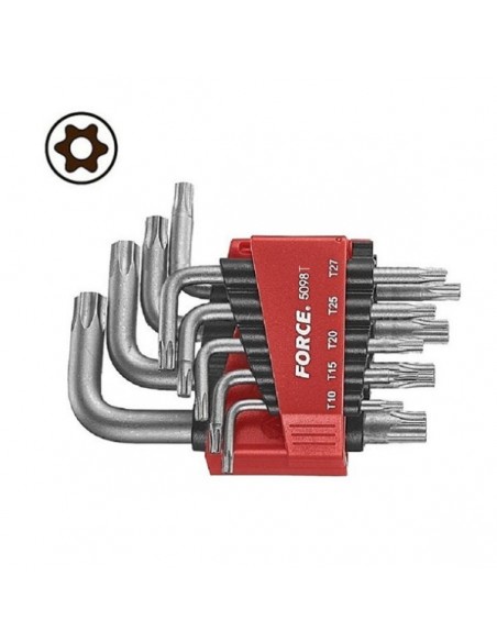 ALLEN TORX ΜΕ ΤΡΥΠΑ SET FORCE 9 ΤΕΜ