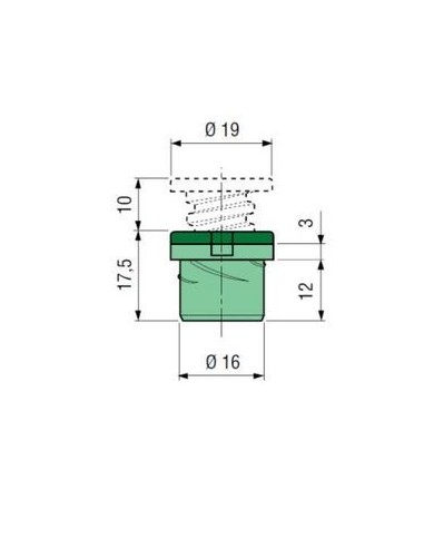 Αποστάτης - ρεγουλατόρος για τη στερέωση κουφωμάτων