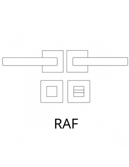 Πόμολο (χερούλι) αλουμινίου πόρτας με ροζέτα 1605 Πόμολο (χερούλι) αλουμινίου πόρτας με ροζέτα 1605
