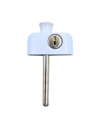 Ασφάλεια μπουτόν αλουμινίου με κλειδί