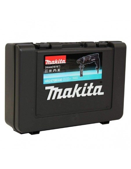 Περιστροφικό Πιστολέτο 780W 2.7J 24mm Makita SDS-PLUS & Extra Σετ Τρυπάνια HR2470BX40 Περιστροφικό Πιστολέτο 780W 2.7J 24mm Makita SDS-PLUS & Extra Σετ Τρυπάνια HR2470BX40