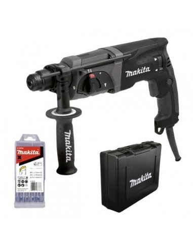 Περιστροφικό Πιστολέτο 780W 2.7J 24mm Makita SDS-PLUS & Extra Σετ Τρυπάνια HR2470BX40