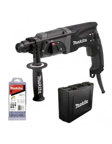 Περιστροφικό Πιστολέτο 780W 2.7J 24mm Makita SDS-PLUS & Extra Σετ Τρυπάνια HR2470BX40 Περιστροφικό Πιστολέτο 780W 2.7J 24mm Makita SDS-PLUS & Extra Σετ Τρυπάνια HR2470BX40