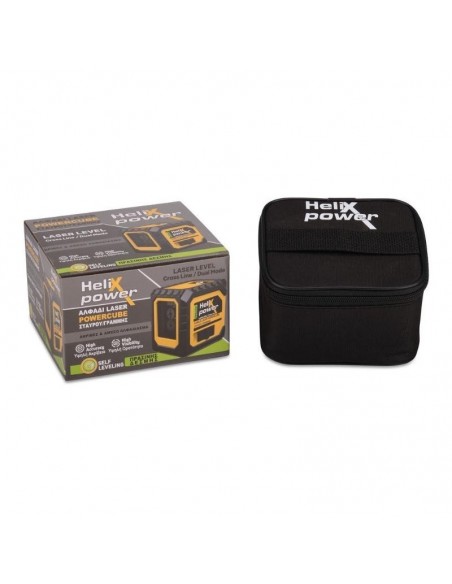 Αλφάδι Laser Powercube  Σταυρού/ Γραμμής πράσινο Helix Power