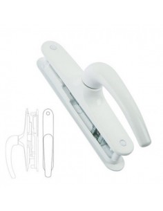 Σπανιολέτα συρόμενου αλουμινίου 180 μοιρών PL 020 2