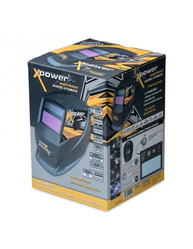 Ηλεκτρονική μάσκα ηλεκτροσυγκολλητή Aυτοσκιαζόμενη HELIXPOWER
