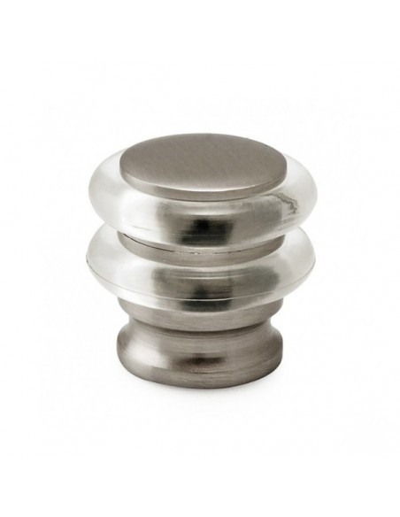 FLOOR STOP WITH TWO ALUMINUM RUBBER DECORATIVE 