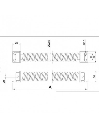 Ελατήριο επαναφοράς κλεισίματος πόρτας