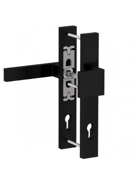 Πόμολο (λαβή) αλουμινίου διπλό (ζεύγος) 35