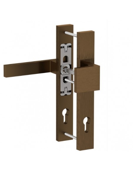 Πόμολο (λαβή) αλουμινίου διπλό (ζεύγος) 35