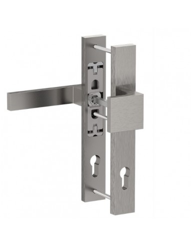 Πόμολο (λαβή) αλουμινίου διπλό (ζεύγος) 35