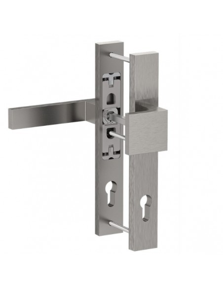 Πόμολο (λαβή) αλουμινίου διπλό (ζεύγος) 35